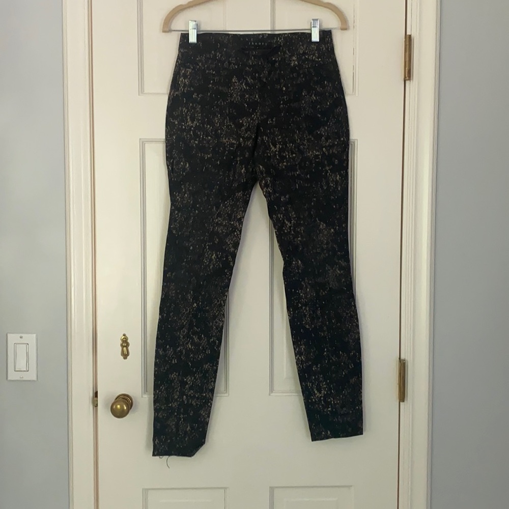 Theory Patterned Stretch Legging Pant